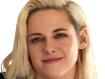 Sticker kristen stewart actrice americaine blonde yeux verts femme sans lunettes annees 2022 2020s par PubliusOvidius