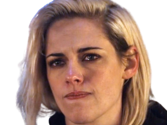 Sticker kristen stewart actrice americaine blonde yeux verts femme sans lunettes annees 2022 2020s par PubliusOvidius