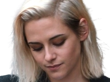 Sticker kristen stewart actrice americaine blonde yeux verts femme sans lunettes annees 2022 2020s par PubliusOvidius