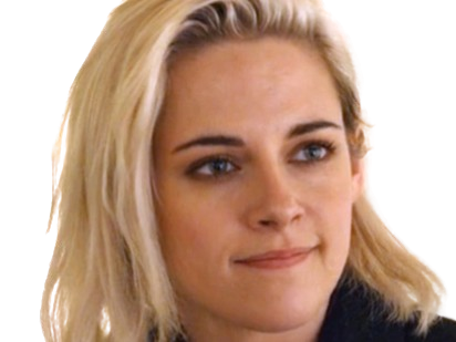 Sticker kristen stewart actrice americaine blonde yeux verts femme sans lunettes annees 2022 2020s par PubliusOvidius