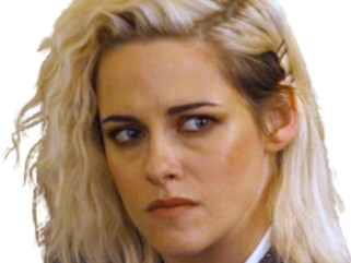 Sticker kristen stewart actrice americaine blonde yeux verts femme sans lunettes annees 2022 2020s par PubliusOvidius