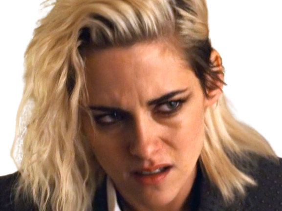 Sticker kristen stewart actrice americaine blonde yeux verts femme sans lunettes annees 2022 2020s par PubliusOvidius