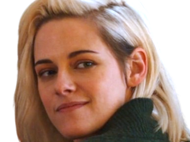 Sticker kristen stewart actrice americaine blonde yeux verts femme sans lunettes annees 2022 2020s par PubliusOvidius
