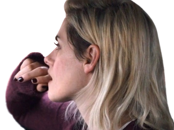 Sticker kristen stewart actrice americaine blonde yeux verts femme sans lunettes annees 2022 2020s par PubliusOvidius