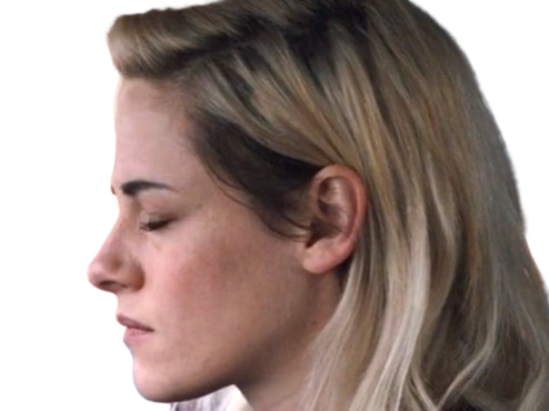 Sticker kristen stewart actrice americaine blonde yeux verts femme sans lunettes annees 2022 2020s par PubliusOvidius