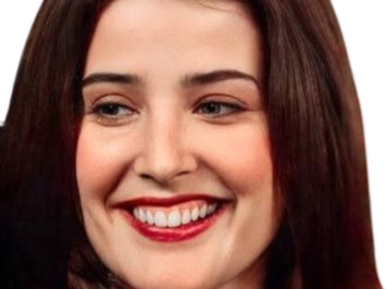 Sticker robin scherbatsky how i met cobie smulders brune yeux bleu thalie fic bloop par Bl0op
