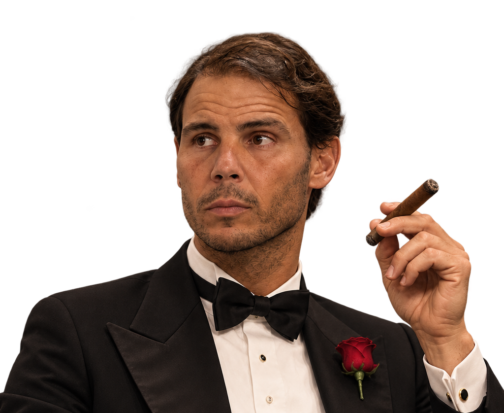 Sticker nadal tennis goat godfather par vanderkeuken