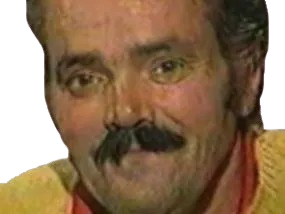 Sticker risitas zoom fier heureux content sourire par PubliusOvidius