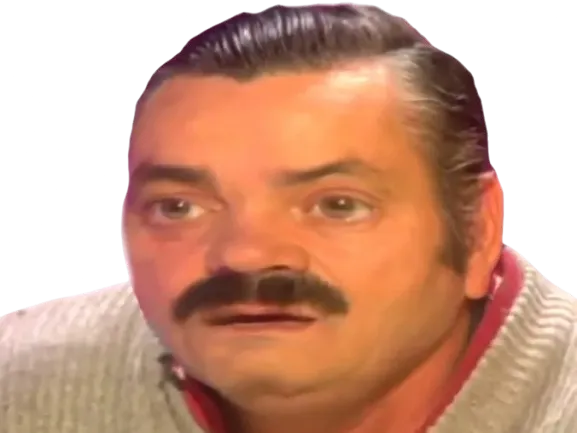 Sticker risitas choque choc deforme yeux gros surpris par PubliusOvidius