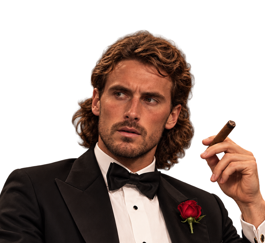 Sticker tsitsipas tennis grec stefanos par vanderkeuken