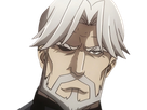 sebas tian overlord homme anime manga heteromorph dragonoid majordome commandant cheveux blancs yeux bleus