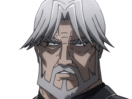Sticker sebas tian overlord homme anime manga heteromorph dragonoid majordome commandant cheveux blancs yeux bleus par Dark-63