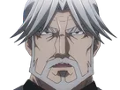 sebas tian overlord homme anime manga heteromorph dragonoid majordome commandant cheveux blancs yeux bleus