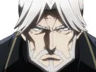 sebas tian overlord homme anime manga heteromorph dragonoid majordome commandant cheveux blancs yeux bleus