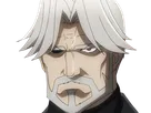 sebas tian overlord homme anime manga heteromorph dragonoid majordome commandant cheveux blancs yeux bleus