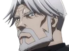 sebas tian overlord homme anime manga heteromorph dragonoid majordome commandant cheveux blancs yeux bleus