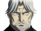 sebas tian overlord homme anime manga heteromorph dragonoid majordome commandant cheveux blancs yeux bleus