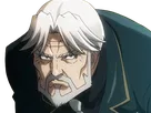 sebas tian overlord homme anime manga heteromorph dragonoid majordome commandant cheveux blancs yeux bleus