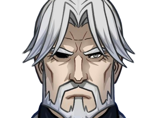 Sticker sebas tian overlord homme anime manga heteromorph dragonoid majordome commandant cheveux blancs yeux bleus par Dark-63