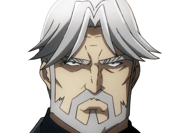 Sticker sebas tian overlord homme anime manga heteromorph dragonoid majordome commandant cheveux blancs yeux bleus par Dark-63