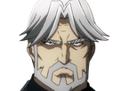sebas tian overlord homme anime manga heteromorph dragonoid majordome commandant cheveux blancs yeux bleus