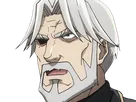 sebas tian overlord homme anime manga heteromorph dragonoid majordome commandant cheveux blancs yeux bleus