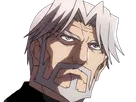 sebas tian overlord homme anime manga heteromorph dragonoid majordome commandant cheveux blancs yeux bleus