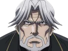 sebas tian overlord homme anime manga heteromorph dragonoid majordome commandant cheveux blancs yeux bleus