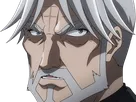 sebas tian overlord homme anime manga heteromorph dragonoid majordome commandant cheveux blancs yeux bleus