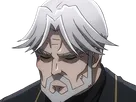 sebas tian overlord homme anime manga heteromorph dragonoid majordome commandant cheveux blancs yeux bleus