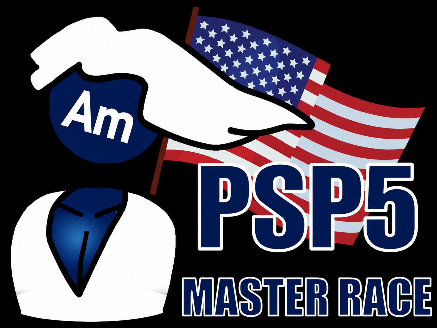 Sticker psp5 amundi master race pea finance bourse par Air13One