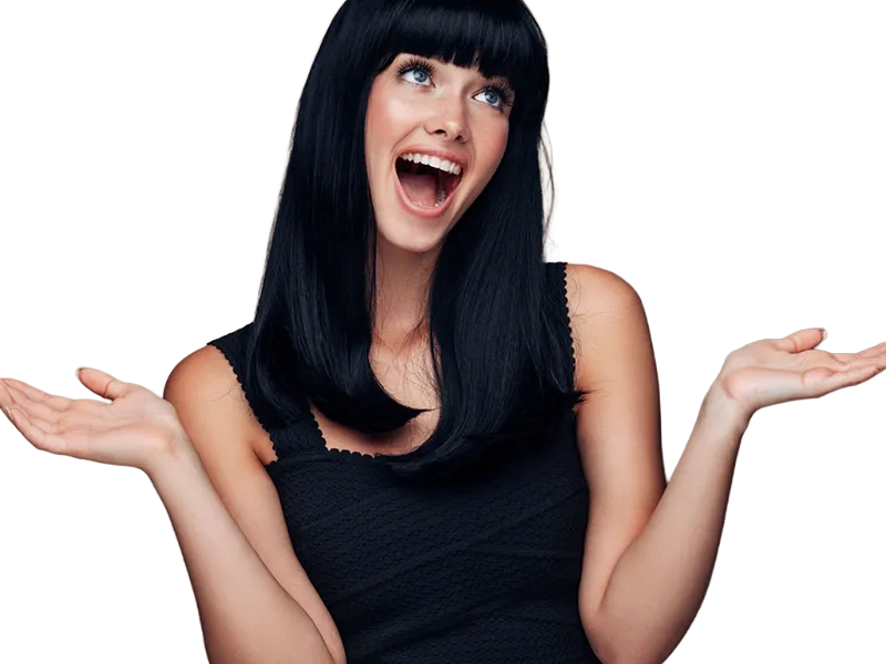 Sticker coffeeandmilk mannequin femme brune yeux bleus frange libre de droit banque image pas nom par Dark-63