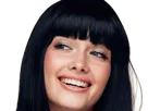 coffeeandmilk mannequin femme brune yeux bleus frange libre de droit banque image pas nom