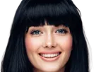 coffeeandmilk mannequin femme brune yeux bleus frange libre de droit banque image pas nom