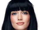 coffeeandmilk mannequin femme brune yeux bleus frange libre de droit banque image pas nom