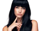 coffeeandmilk mannequin femme brune yeux bleus frange libre de droit banque image pas nom