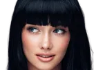 coffeeandmilk mannequin femme brune yeux bleus frange libre de droit banque image pas nom