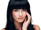 coffeeandmilk mannequin femme brune yeux bleus frange libre de droit banque image pas nom