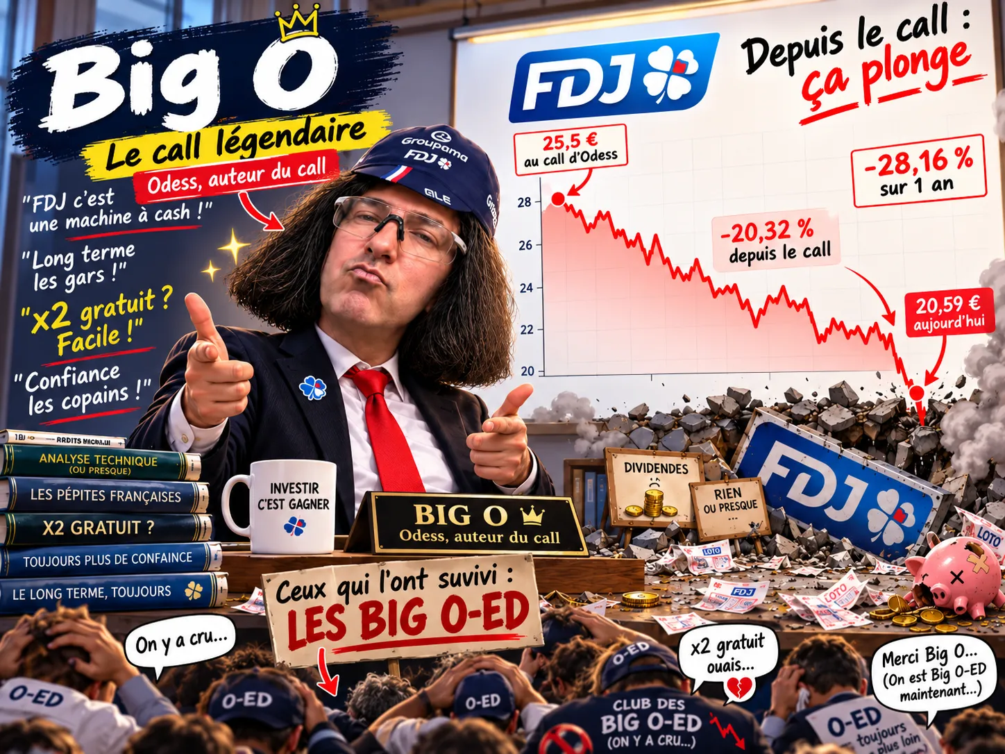 Sticker odess big o bourse topic pea jvc rogue fdj dividende call french cac40 par Percevalois