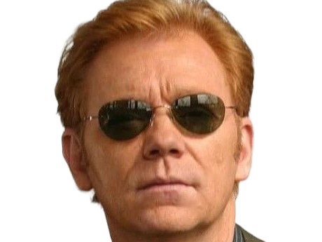 Sticker horatio caine lieutenant police directeur laboratoire criminel experts miami csi homme roux yeux bleus serie par Dark-63