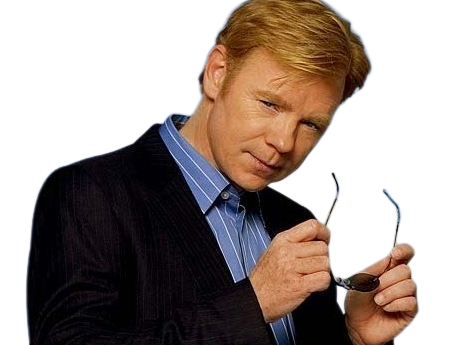 Sticker horatio caine lieutenant police directeur laboratoire criminel experts miami csi homme roux yeux bleus serie par Dark-63