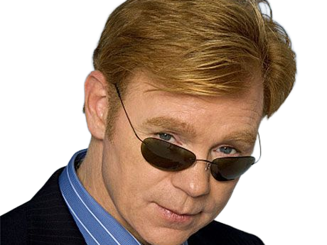Sticker horatio caine lieutenant police directeur laboratoire criminel experts miami csi homme roux yeux bleus serie par Dark-63
