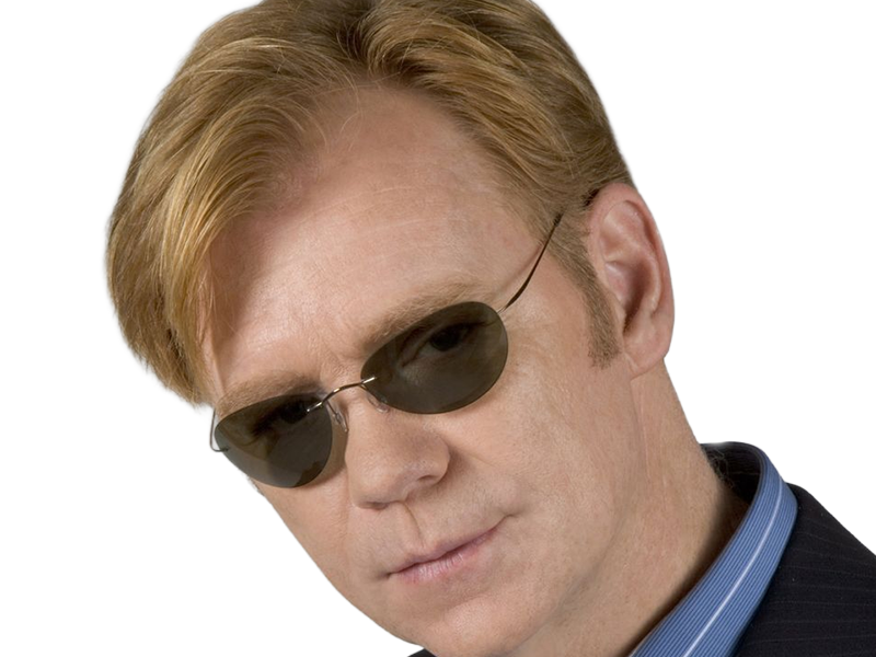 Sticker horatio caine lieutenant police directeur laboratoire criminel experts miami csi homme roux yeux bleus serie par Dark-63