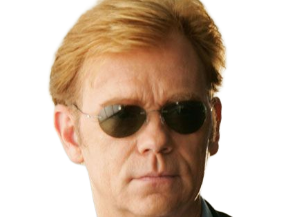 Sticker horatio caine lieutenant police directeur laboratoire criminel experts miami csi homme roux yeux bleus serie par Dark-63