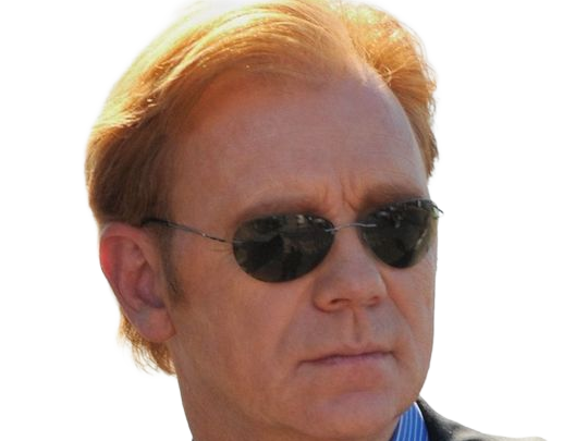 Sticker horatio caine lieutenant police directeur laboratoire criminel experts miami csi homme roux yeux bleus serie par Dark-63