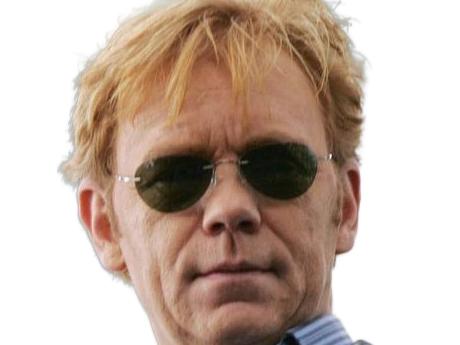 Sticker horatio caine lieutenant police directeur laboratoire criminel experts miami csi homme roux yeux bleus serie par Dark-63