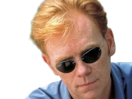 Sticker horatio caine lieutenant police directeur laboratoire criminel experts miami csi homme roux yeux bleus serie par Dark-63