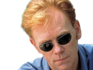 horatio caine lieutenant police directeur laboratoire criminel experts miami csi homme roux yeux bleus serie
