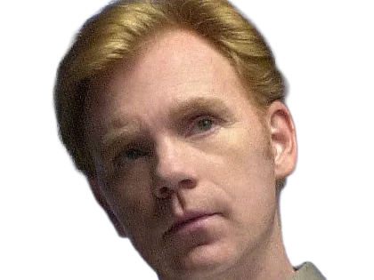 Sticker horatio caine lieutenant police directeur laboratoire criminel experts miami csi homme roux yeux bleus serie par Dark-63
