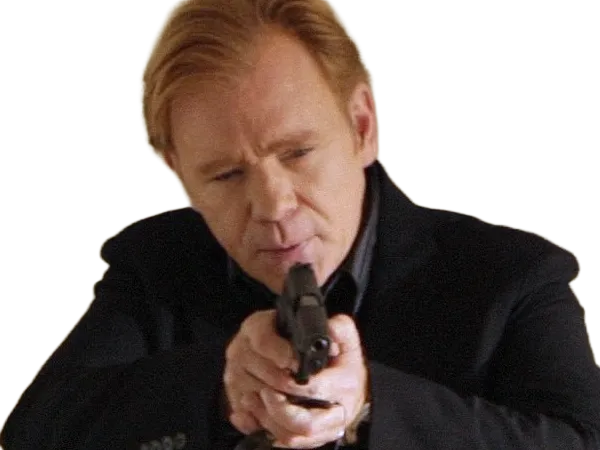 Sticker horatio caine lieutenant police directeur laboratoire criminel experts miami csi homme roux yeux bleus serie par Dark-63
